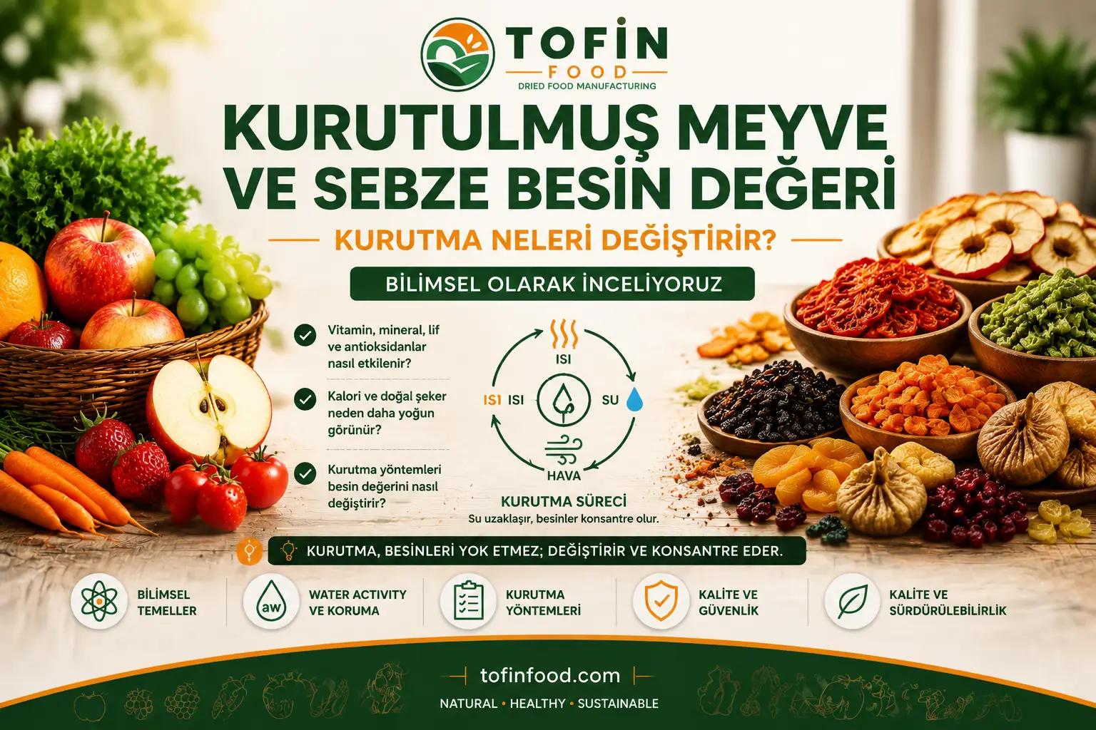 kurutulmuş meyve